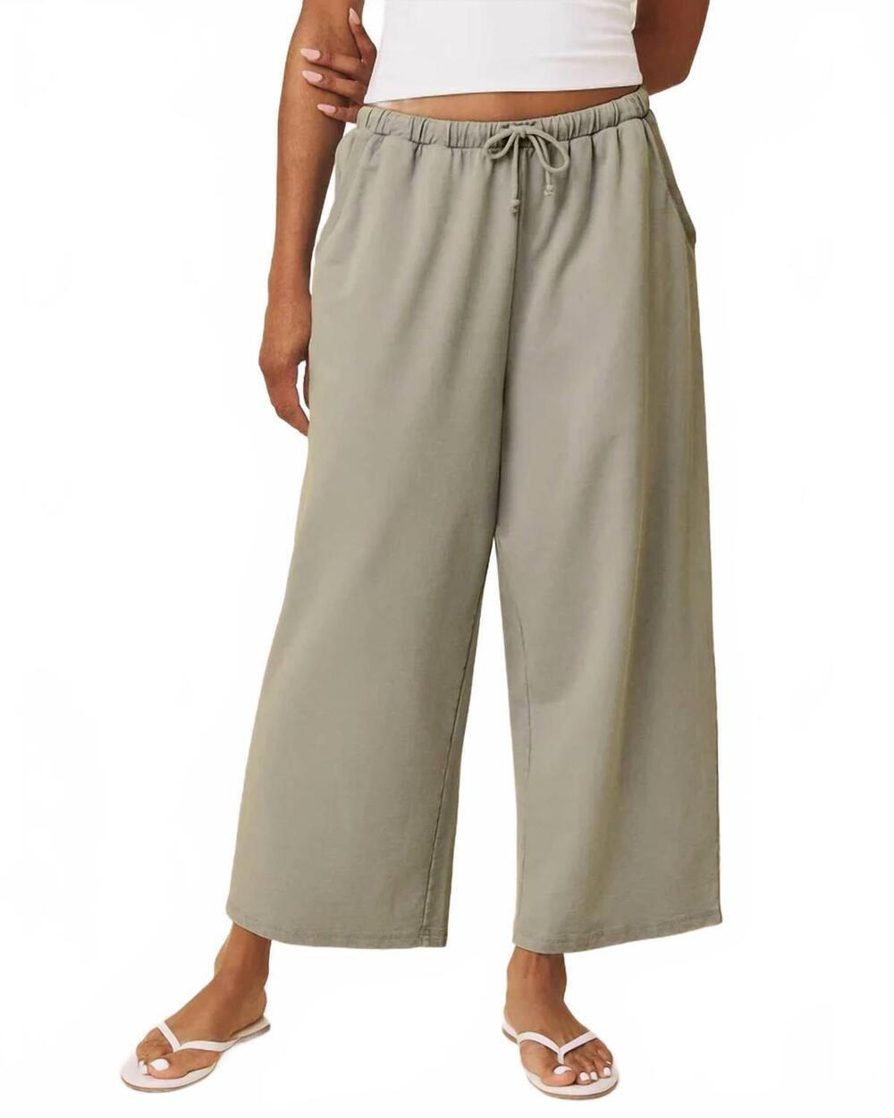 NEW SPLENDID palmer terry sweatpant in eucalyptus